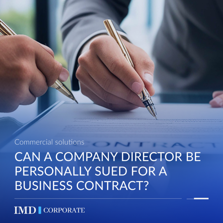 Can a Company Director Be Personally Sued for a Business Contract?