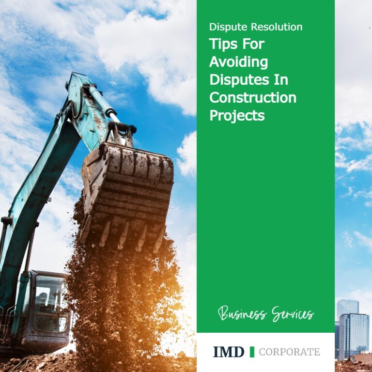 Avoiding Disputes in Construction Projects