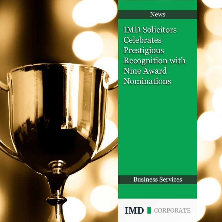 IMD Solicitors LLP has been shortlisted for nine prestigious nominations at the Modern Law Awards 2025 and LexisNexis Legal Awards 2025, recognising its excellence in legal services and workplace culture.
